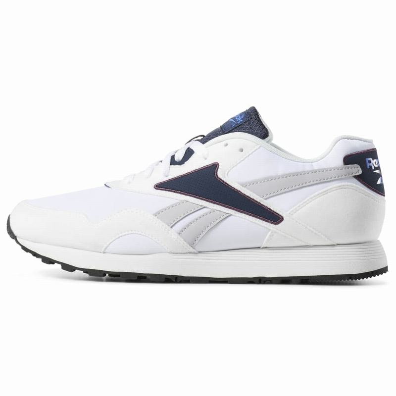 Reebok Rapide Shoes Mens White/Navy/Grey India QI4954QG